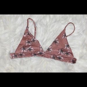 Floral Bikini Top - size S